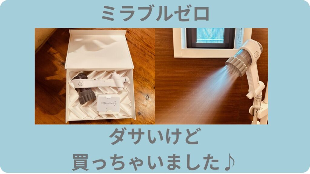 ミラブルゼロ ダサいけど買っちゃいました♪